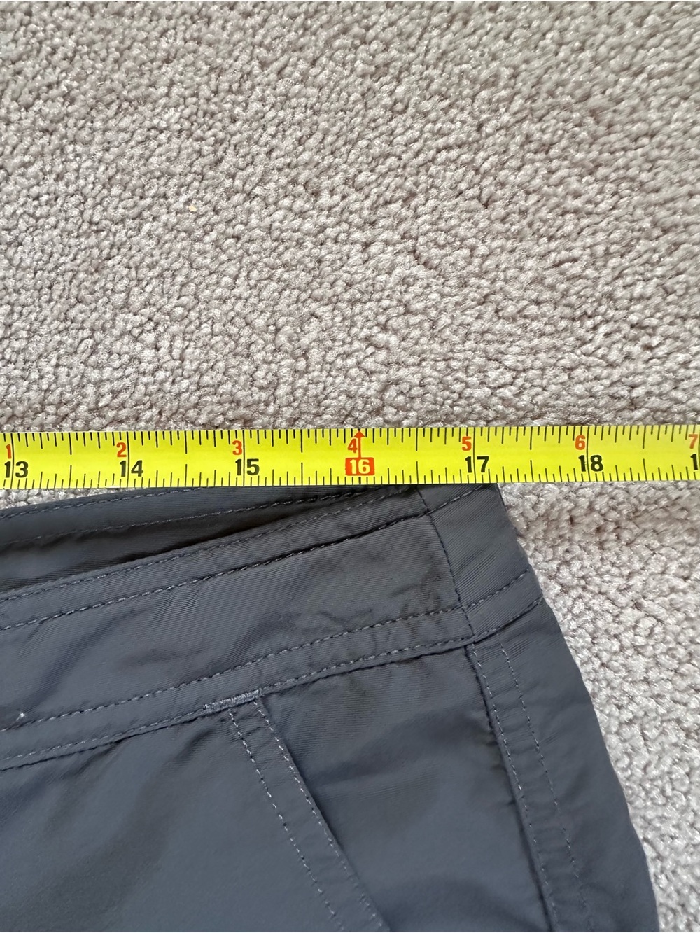 Patagonia Wavefarer Stand Up Hiking Outdoor Shorts Gray Size 34 - Picture 10 of 12